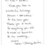 Thank you Dana!