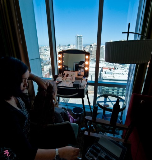 Before the ceremony with Mei - What a view.  Photo: TripleTwist.com - !