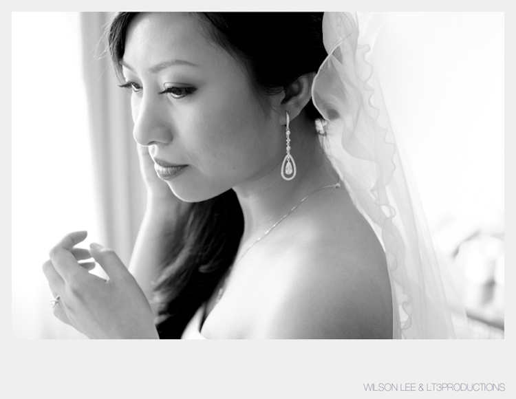 Long, natural lashes, Asian bride San Francisco