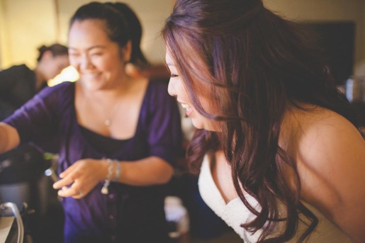 Laughs before the Ceremony in Millbrae