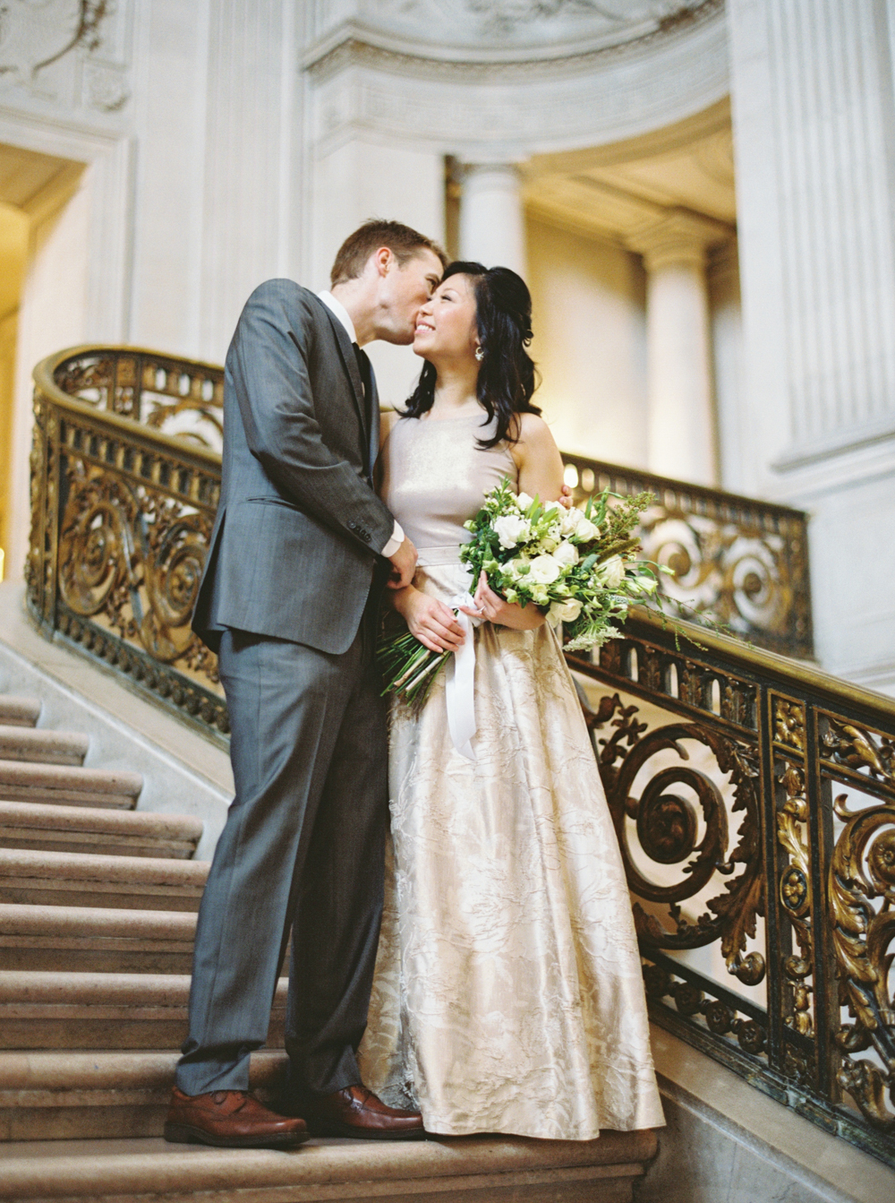 San Francisco City Hall Makeup Artist Hair Stylist. Photo by Kati Rosado. Makeup / Hair by Triple Twist